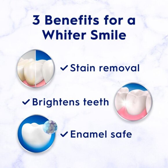 3D White Advanced Teeth Whitening Toothpaste, 3D White Brilliance Toothpaste, Ra - Picture 2 of 8